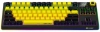 Безжична механична геймърска клавиатура LORGAR KBP70TKLW, Toxic Purple switches, TKL, RGB, Черна/Жълта | LRG-KBP70TKLW-YL-US
 2