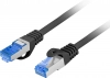 Пач кабел Lanberg RJ-45 към RJ-45, CAT.6a, 3 метра, Черен | PCF6A-10CC-0300-BK 2
