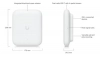 Точка за достъп Ubiquiti U7 Outdoor, WiFi 7, Dual-Band, 2.5 GbE, PoE+, 4988 Mbps, Бяла | U7-Outdoor 8