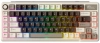 Безжична геймърска механична клавиатура Royal Kludge L75, Cream switch, RGB, Бежова/Кафява 1