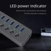 USB хъб BE HU101, 10-портов, USB 3.0, Сив 2