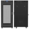 Комуникационен шкаф Lanberg 19" 22U (800x1000), Свободно стоящ, LCD панел, Черен | FF01-8022-23BL 1