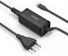 Универсално зарядно за лаптоп Hama, USB-C, 65W PD, GaN, Черно | 200023 2