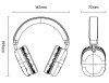 Безжични Bluetooth слушалки Awei AT8, Черни  5