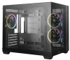 DeepCool CG330 3F, Mini Tower, 3 Fans, Black | R-CG330-BKNGM3-G 2