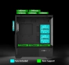 Zalman Chronix V2, Mid-Tower, 3 Fans, Black 7