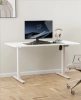 Електрическо регулируемо бюро Lumi S14-22RE, 120 x 60 см - Бяло 11