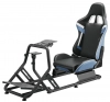 Геймърски симулатор Lumi LRS09-BS02 + Волан с педали Logitech Driving Force G920, Черен/Син 3