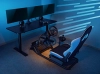 Геймърски симулатор Lumi LRS09-BS02 + Волан с педали Logitech Driving Force G920, Черен/Син 12