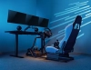 Геймърски симулатор Lumi LRS09-BS02 + Волан с педали Logitech Driving Force G920, Черен/Син 13