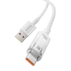 Кабел за зареждане Baseus Explorer, USB Type-A към USB Type-C, 100W, 1м, Бял | CATS010402 2