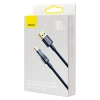 Кабел за зареждане Baseus Explorer, USB Type-A към USB Type-C, 100W, 1м, Син | CATS000203 6