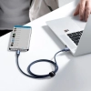 Кабел за зареждане Baseus Explorer, USB Type-A към USB Type-C, 100W, 1м, Син | CATS000203 8