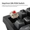 Безжична геймърска механична клавиатура Keychron Q1 Ultra 8K, Keychron Silk POM Brown Switch, RGB, Черна | Q1U-M3 6
