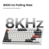 Безжична геймърска механична клавиатура Keychron Q1 Ultra 8K, Keychron Silk POM Banana Switch, RGB, Черна | Q1U-M4 5