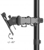 Регулируема стойка за 2 мониторa Hama, 13"-35", до 24кг, Черна | 220903 5