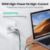 Кабел за зареждане Ugreen US355, USB Type-C към USB Type-C, 100W, 1 метър, Черен | US355 80150 3