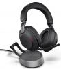 Безжични Bluetooth слушалки Jabra Evolve2 85 UC Stereo + стойка, Link380 USB-C, Черни | 28599-989-889 1