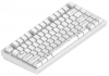 Безжична геймърскa механична клавиатура Dark Project ALU81A Terra Nova R2, G3MS Moonstone switches, RGB, Бяла 5
