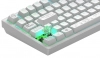 Безжична геймърскa механична клавиатура Dark Project ALU81A Terra Nova R2, G3MS Moonstone switches, RGB, Бяла 9