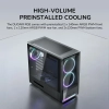 Cougar DUOAIR RGB, Mid Tower, 5 Fans, White | CGR-27A80W-RGB 12