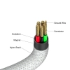 Кабел Verbatim USB-C(м) към USB-C(м), 1.2m, 100W, Magnetic, Grey | 31854 6