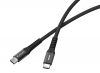 Кабел Verbatim USB-C(м) към USB-C(м), 1.2m, 100W, Magnetic, Black | 31863 2