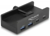 USB хъб Delock 64262, 4-портов, USB-A, USB-C 3.2 Gen 1, Черен 1