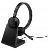 Безжични Bluetooth слушалки Jabra EVOLVE 65 TE, MS, Link 390a, Черни + зарядна стойка | 6699-833-399 1