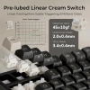 Геймърска механична клавиатура Royal Kludge R98 PRO, Creamy switch, RGB, Черна 4