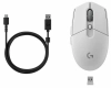 Безжична геймърска мишка Logitech G305 X Superlight, HERO, 44K, RGB, Бяла | 910-007747 7