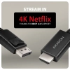Кабел Axagon RVD-HI20C2, DisplayPort към HDMI, 4K/60Hz, 1.8м, Черен 4