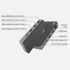 Докинг станция ACT AC7093, 8-in-1, USB Type-C, Черна/Сива 3