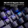 Геймърска безжична клавиатура ASUS ROG Falcata, ROG HFX V2 Magnetic Switch, Черна | 90MP043H-BKUA20 10