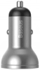 Зарядно за кола Baseus CCBX-0S с дисплей и 2 x USB-A, 24W, Сиво 5