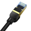 Мрежов кабел Baseus, Cat7, RJ-45 към RJ-45, 10Gbps, 3м, Черен | B0013320B111-04 7