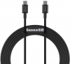 Кабел за зареждане Baseus Superior USB-C към USB-C, 100W, 2m, Черен | CATYS-C01 1