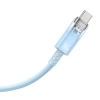 Кабел за зареждане Baseus Explorer, USB Type-A към USB Type-C, 100W, 2м, Син | CATS010503 2