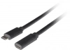 Кабел Lanberg USB Type-C към USB Type-C, 1.5 метра, Черен | CA-USBE-20CC-0015-BK 1