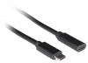 Кабел Lanberg USB Type-C към USB Type-C, 1.5 метра, Черен | CA-USBE-20CC-0015-BK 3