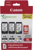 Оригинален комплект консумативи Canon PG-545XLx2/CL-546XL + 50 листа Glossy Photo Paper (10 x 15 cm) | 8286B015AA 1