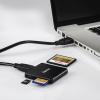 Четец за карти HAMA Multi, USB 3.0, SD/microSD/CF, 5 Gbps, Черен | HAMA-124022 5