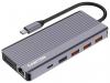 USB хъб Canyon DS-16, 13-портов, Сив | CNS-TDS16 1