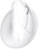 Безжична вертикална мишка Delux M618mini+G27UF, Бяла 1