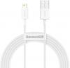 Кабел за зареждане Baseus Superior USB-А към Lightning, Бял | CALYS-A02 1