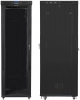 Комуникационен шкаф Lanberg 19" 47U (800x1000), Свободно стоящ, LCD панел, Черен | FF01-8047-12BL 1