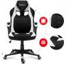 Геймърски стол HUZARO FORCE 2.5 WHITE MESH - Черен/Бял 7