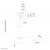 Стойка за монитор Neomounts by NewStar, 10" - 30", Черна | FPMA-D890BLACK 3