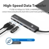 USB хъб BE HC703, 7-портов, USB-C 3.0, HDMI 4K/30Hz, Сив 2