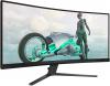 Геймърски монитор Philips 34M2C3500L, 34"  Curved 1500R VA, 0.5ms MPRT, 180Hz, Mega Infinity DCR, Adaptive sync, FlickerFree, Тъмносив 2